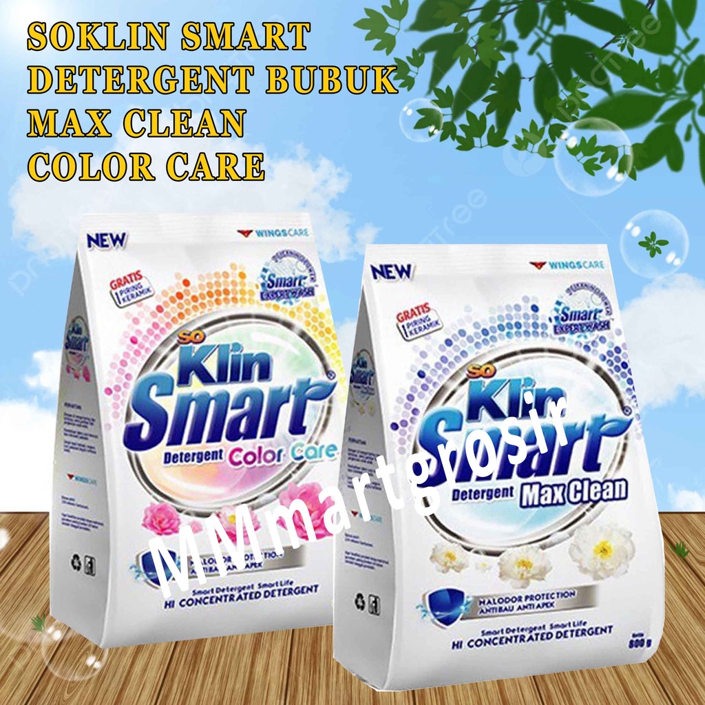 So klin / smart / ditergen /  725g / sabun baju