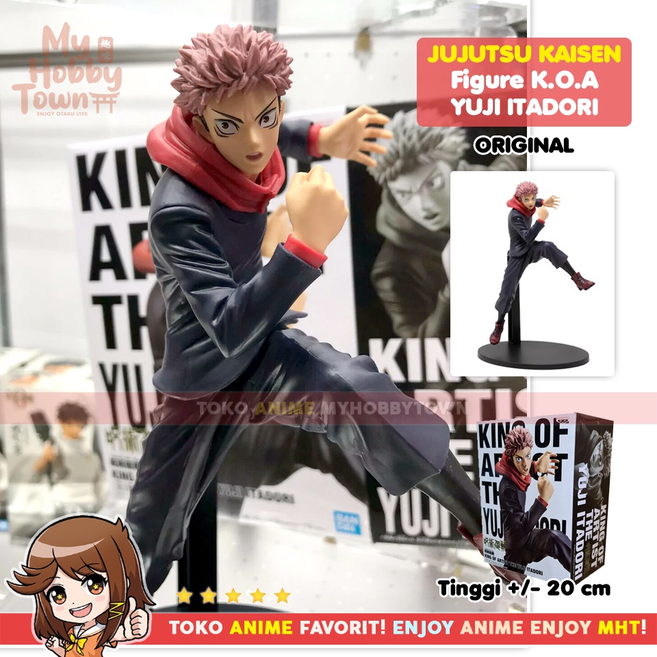 Figure Anime Original Jujutsu Kaisen Itadori Yuji King Of Artist Banpresto