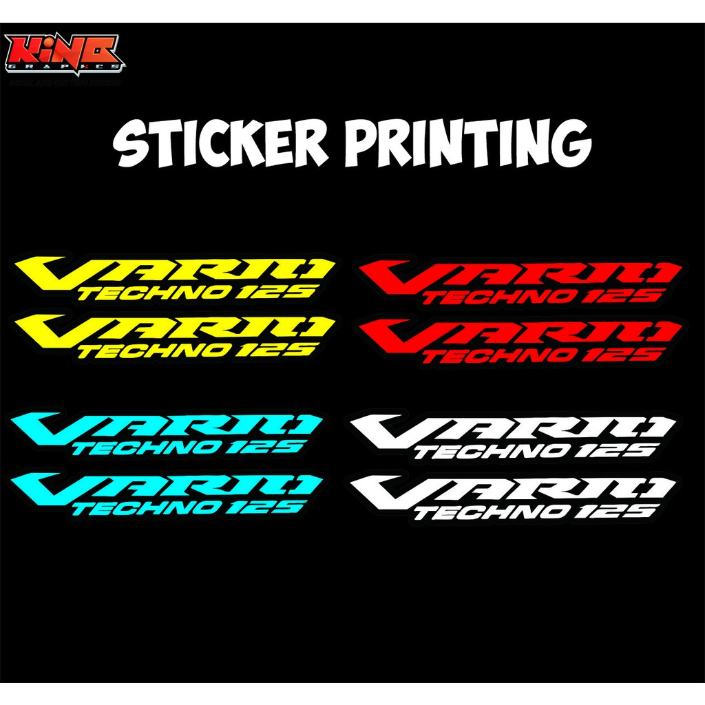 

STICKER PRINTING VARIO A3+ - KING GRAPHICS
