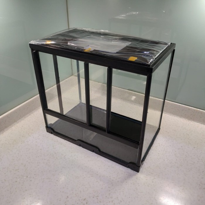 AQUARIUM NIKITA TERRARIUM M 36 CM / KANDANG REPTIL KADAL IGUANA GECKO