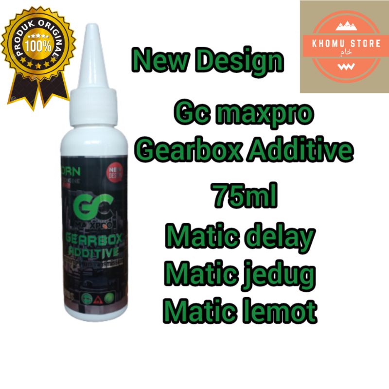 ADITIF MATIC GC MAXPRO Gearbox Additive 75ml Cairan Oli Matic Gearbox Additive GC MAXPRO 75 ml