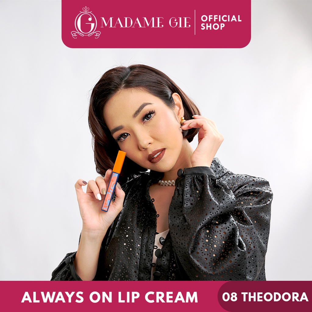 Madame Gie Always On - MakeUp Lip Cream Lipstick Original BPOM