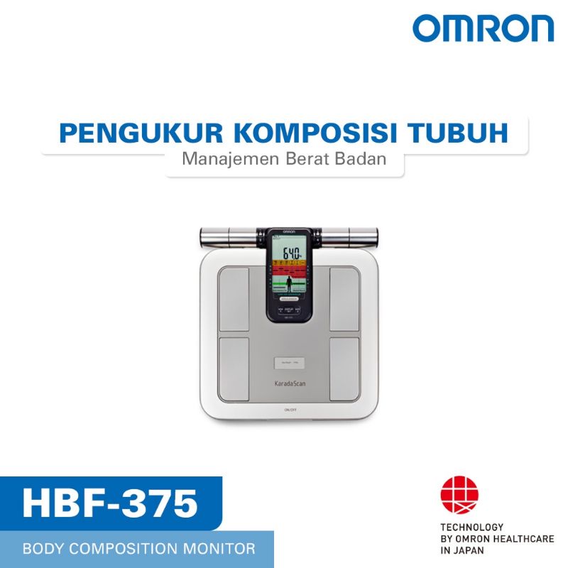 OMRON KARADA SCAN HBF-375 TIMBANGAN LEMAK BADAN BODY COMPOSITION MONITOR