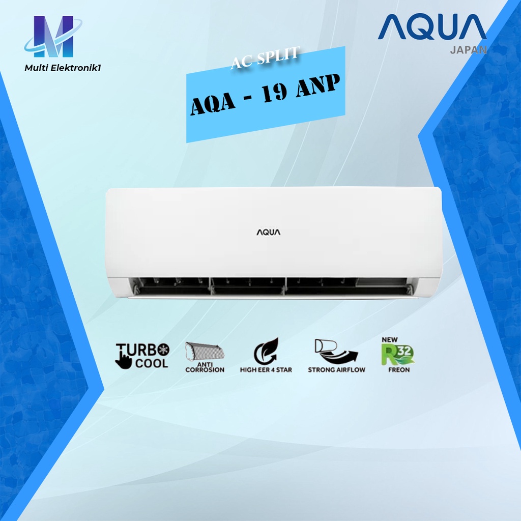 AC Aqua AQA-KCR19ANP - Penyejuk Ruangan 2 PK