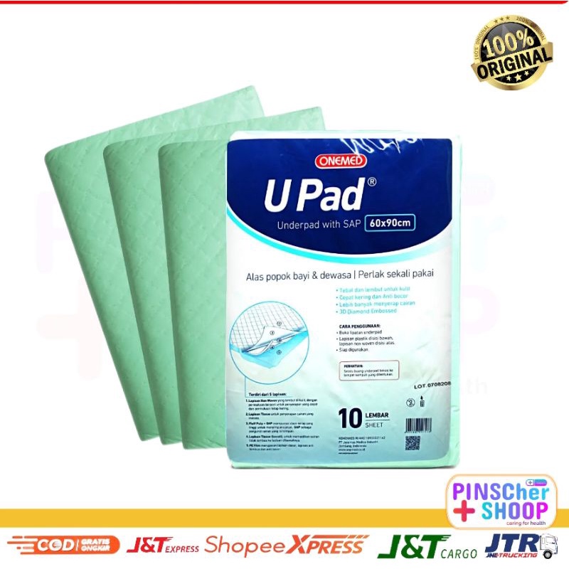 Underpad Perlak 60 x 90 cm OneMed Alas Bayi Non Woven