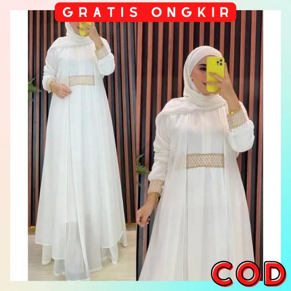 Gsmis Muslim Buat Lebaran Modern Gmis Dewasa Jumbo Remaja Putih Hitam Gamus Perempuan Lebaran2023 Ba