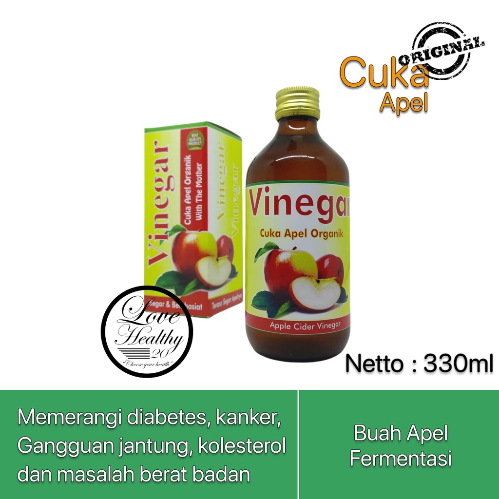 

VINEGAR CUKA APEL APPLE CIDER VINEGAR ORGANIC