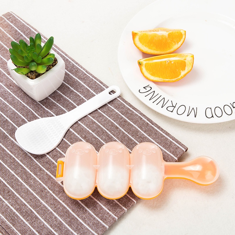 Sushi Bola Pembuat Nasi Cetakan Termasuk Beras Sendok Cetakan Onigiri Beras Daging Sayuran DIY Membuat Dapur Bento Aksesoris