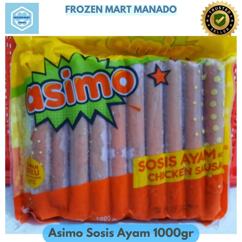 

Asimo Sosis Ayam 1000gr - Frozen Mart Manado (Frozen Food Manado)