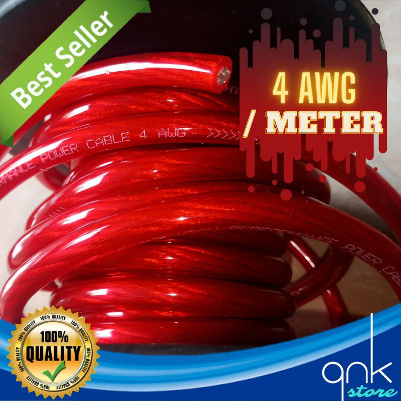 Kabel 4 AWG Kabel Audio 4 AWG Kabel 4AWG Permeter Kabel Grounding