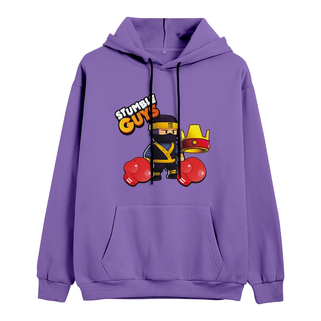 Stumble Guys Ninja Jumper Hoodie Anak II Jaket Hoodie Anak Viral II Sweater Hoodie Kids Size M - XL ( Laki Laki &amp; Peremepuan )