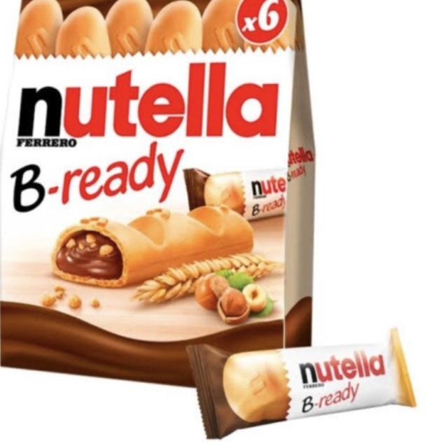 

Bisa COD Biskuit Nutella B-Ready Bready Be Ready Pack 132Gr 132 Gr isi 6 grosir