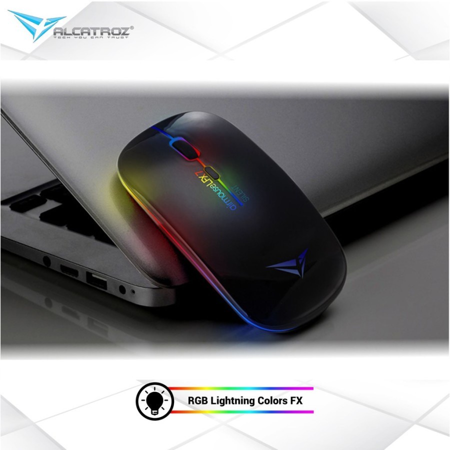 Trend-Mouse Wireless Silent Alcatroz Airmouse LFX7 Mouse With 1600 CPI