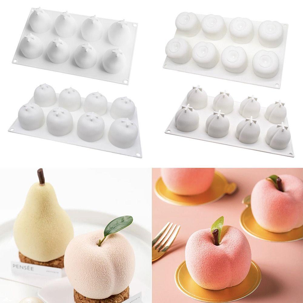 Solighter Cetakan Silikon Buah Silicone Edible DIY Cake rim Chocolate Mold