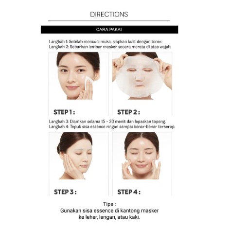 VEZE Sheet Mask Masker Wajah Salicylic Pore Refining Facial Mask
