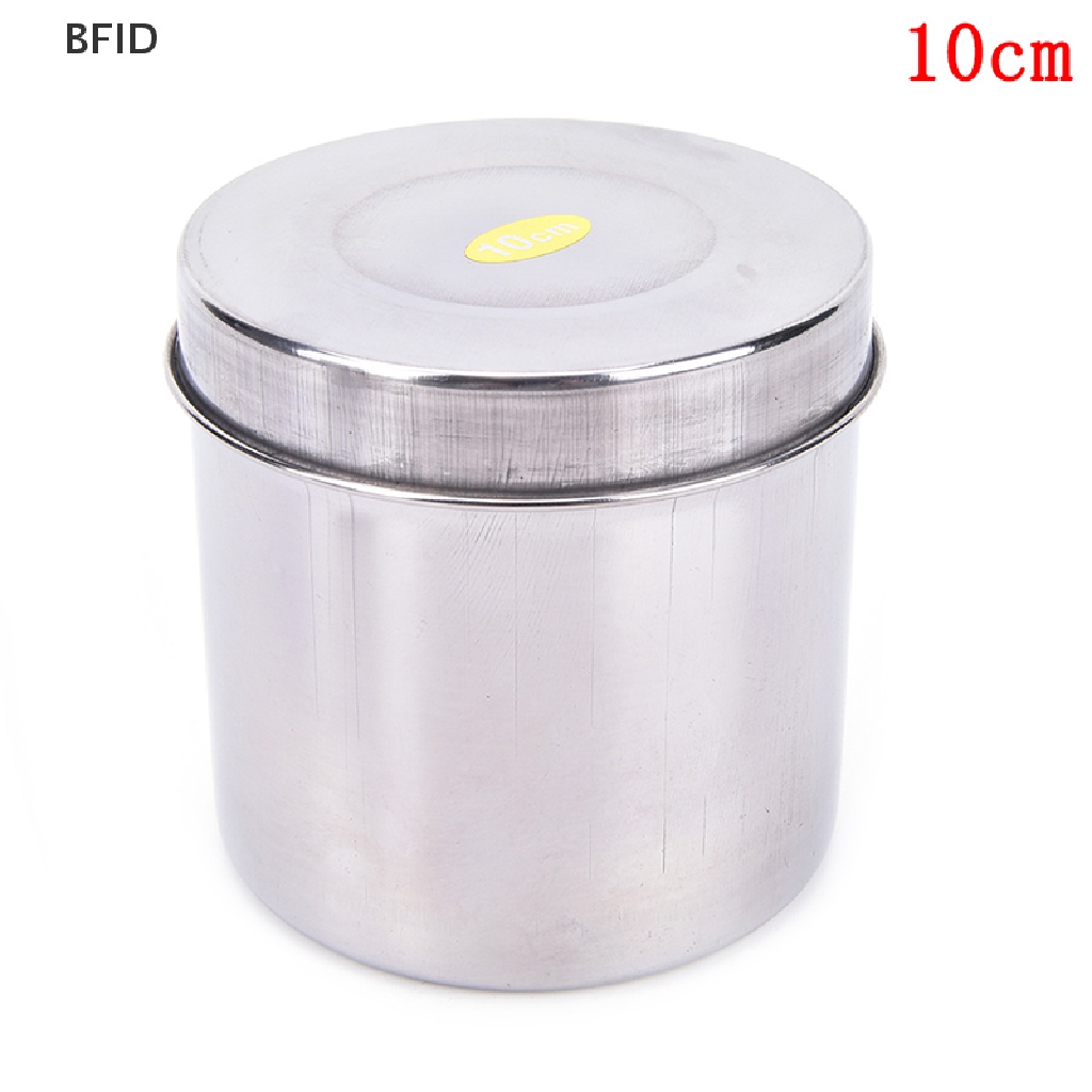 [BFID] Tato Stainless Steel Cotton Disinfection Container Canister Alat [ID]