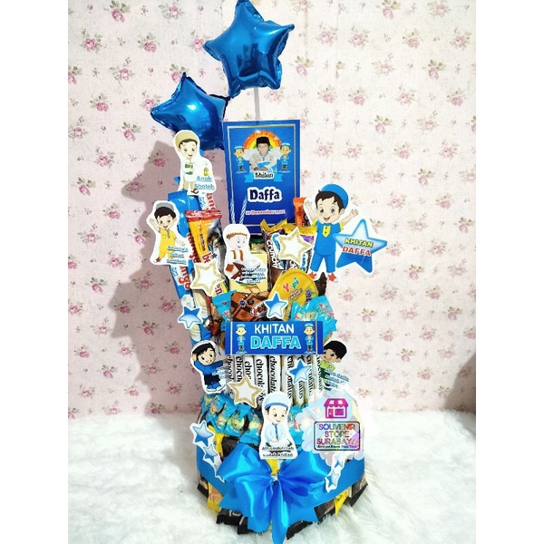 SNACK TOWER | SNACK TART | KADO TART SURABAYA | SNACK TART REQUEST TEMA | TOWER SNACK VIRAL