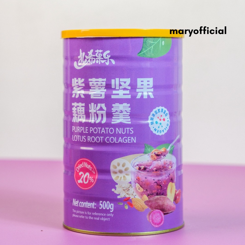 OUFEN LOTUS ROOT POWDER BUBUK AKAR TERATAI - UBI UNGU