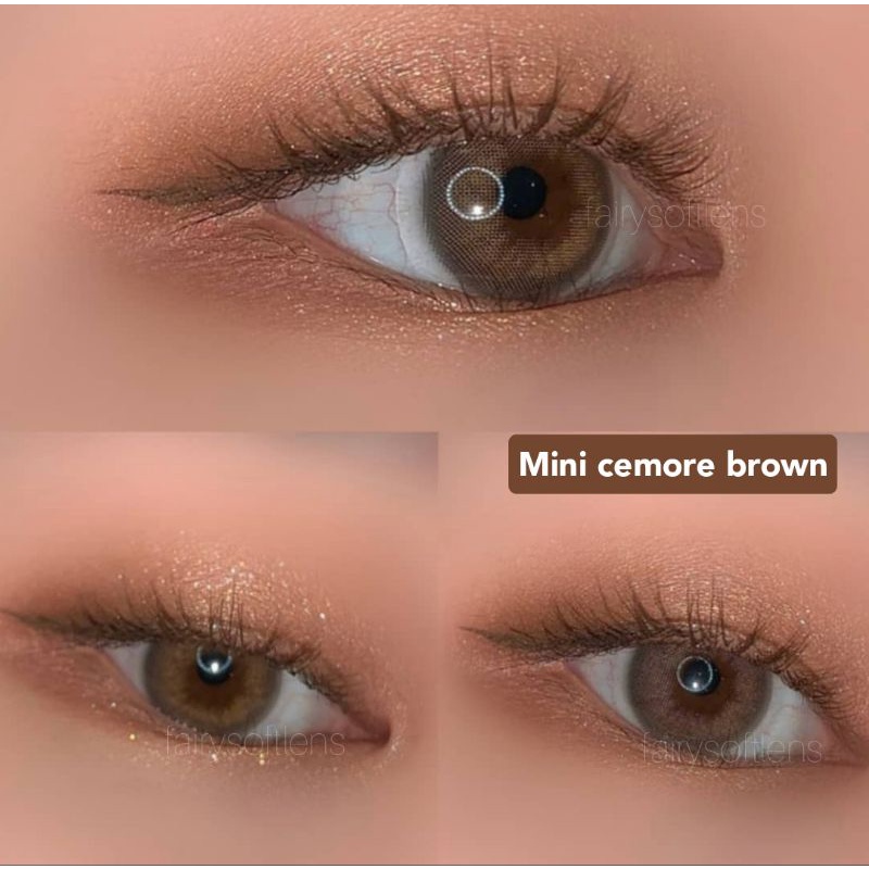 Softlens for flawless look - Kitty Mini Cemore Brown / KONTAK LENSA