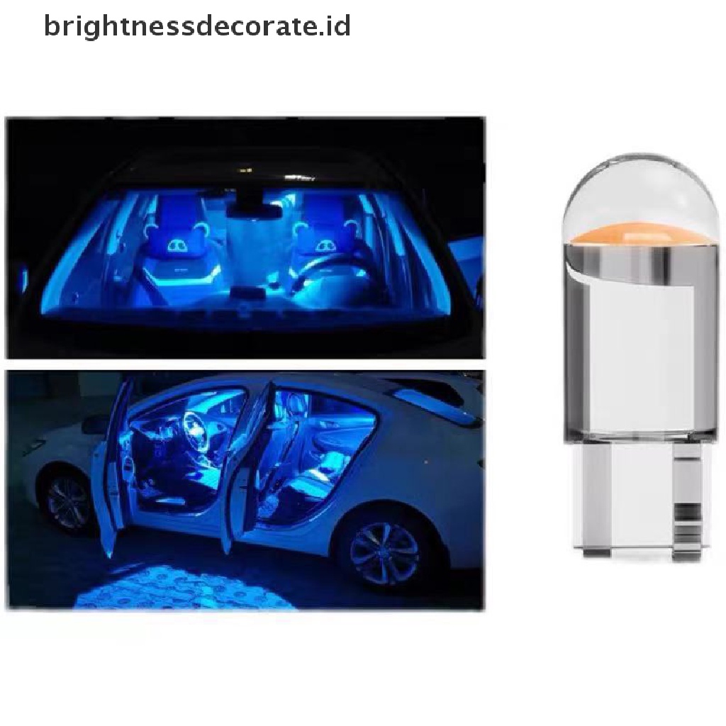 [Birth] 10pcs Bohlam Mobil Kaca Cob W5W T10 Automobiles clearance Reading Dome Light [ID]