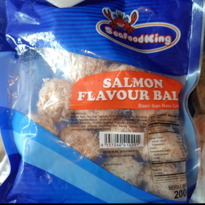 

Seafoodking salmon flavour ball 500gr