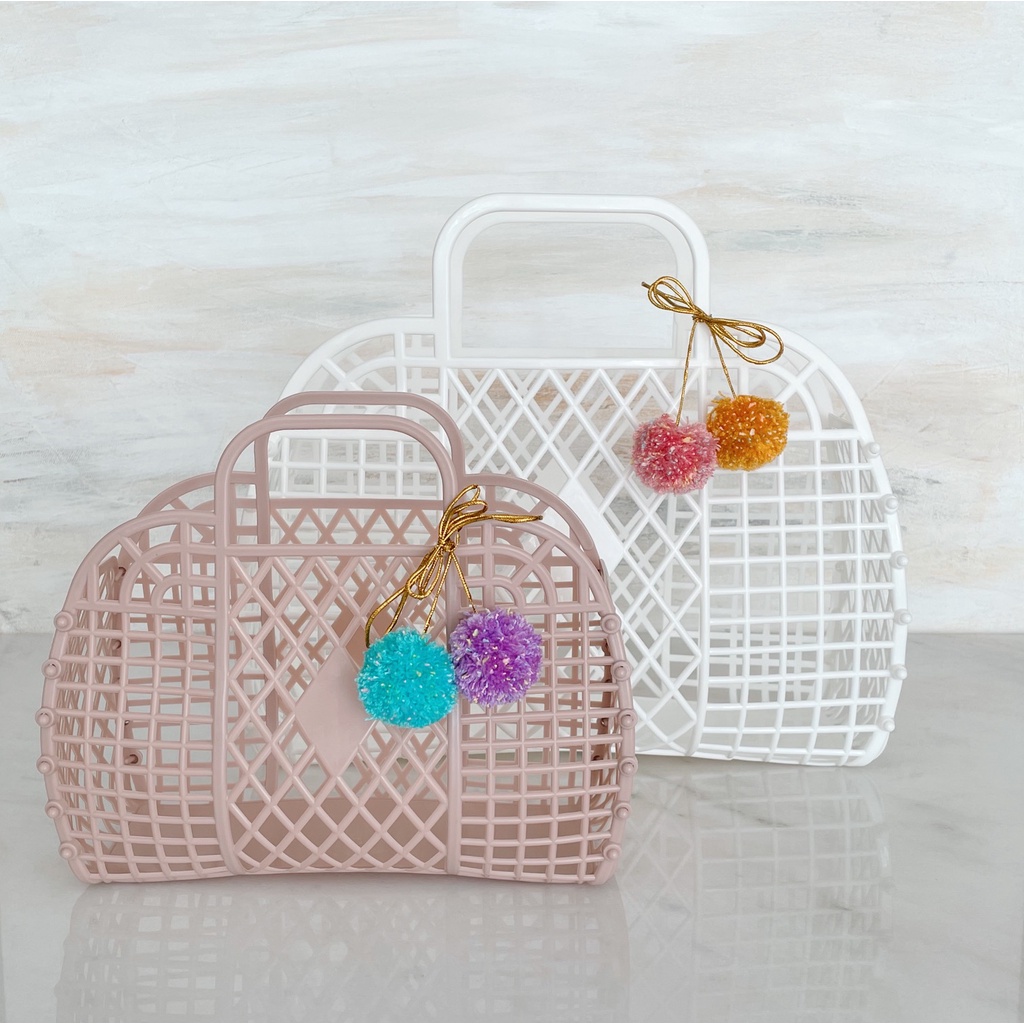 You and Me  - Zia Basket - Tas Keranjang Plastik Mini