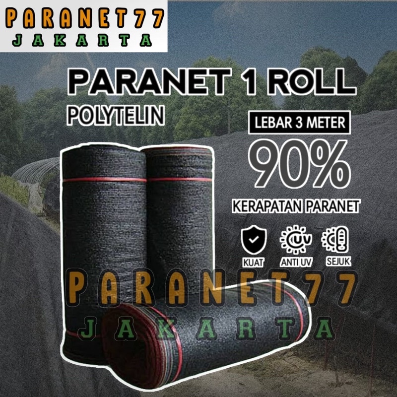 [PAKET] Paranet Import 90% (P.5m x L.3m) peneduh tanaman