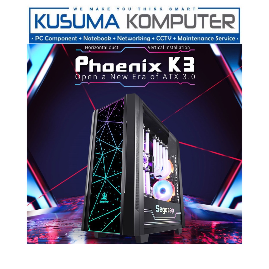 Segotep Phoenix K3 Casing PC Gaming