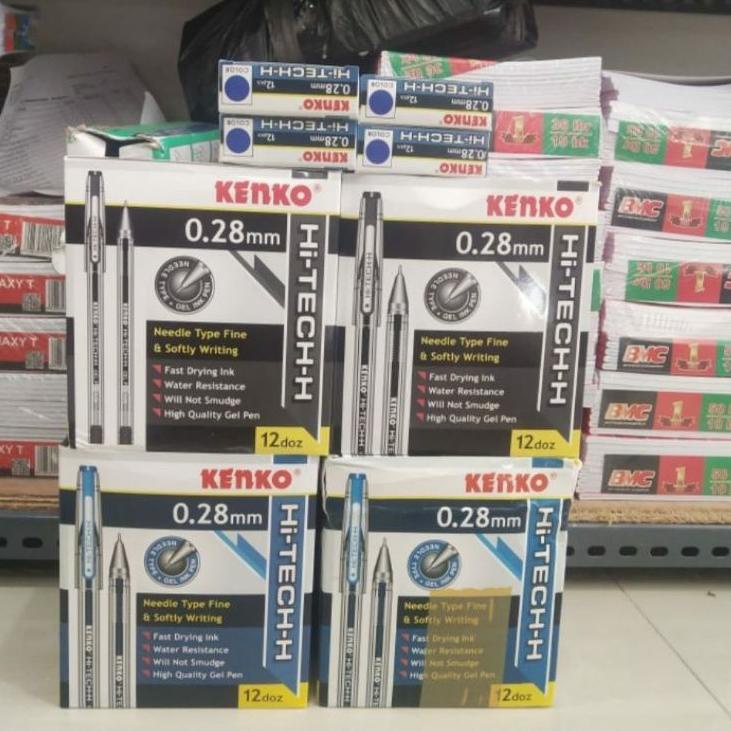

Grosiran Murah Pulpen Hi-tech Kenko 0.28mm ( 1pak/12pcs ) !!!