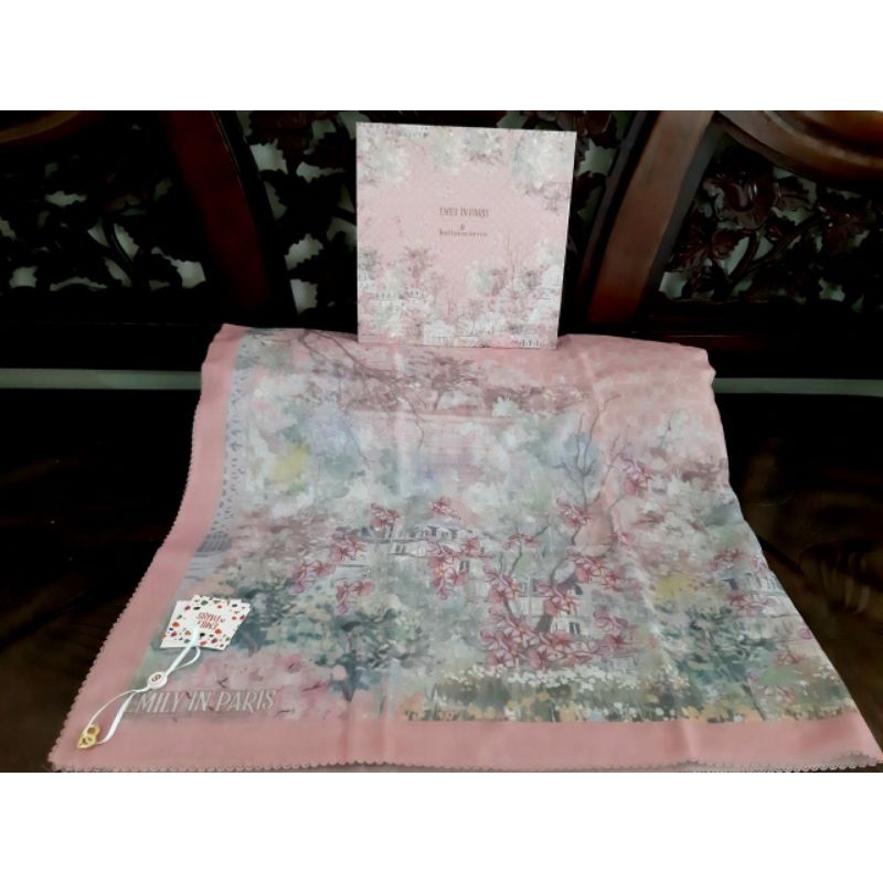 Preloved The Parisian Voile Square Aimer Buttonscarves