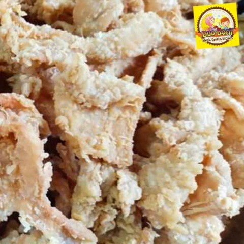 

Keripik Kulit Ayam Gurih Crispy 1 Kg - Duo Bocil Snack