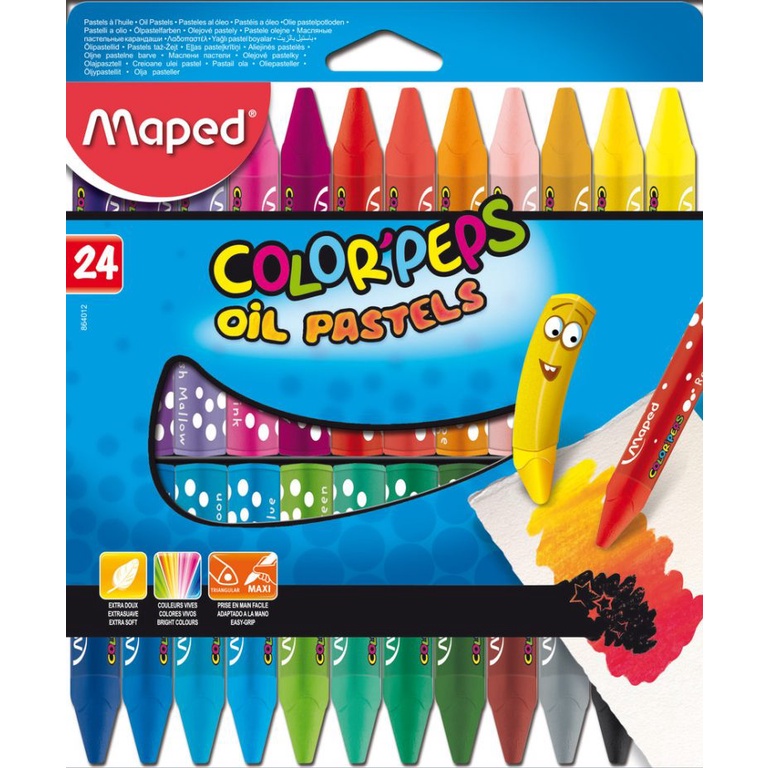 

Oil Pastel Crayon MAPED OP 864012 24 Pcs