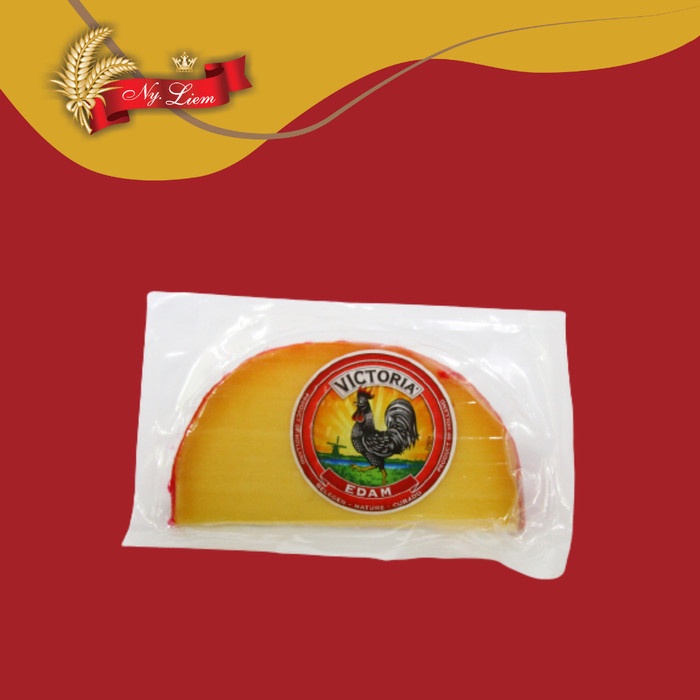 VICTORIA / DE JONG Edam Cheese / Keju Edam 300 gram (GOJEK/GRAB ONLY)