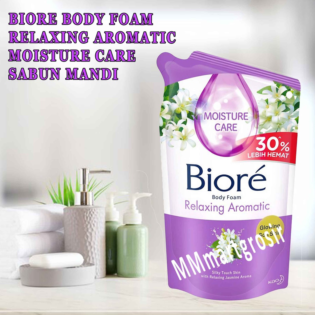 BIORE Relaxing Aromatic / Sabun Mandi Cair / Biore Body Foam / Moisture Care 800ml