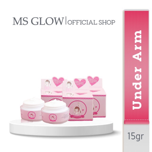 Under Arm Pencerah Pemutih Ketiak Ms Glow ORIGINAL
