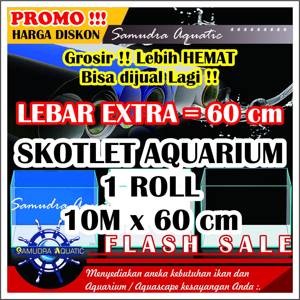 Background Aquarium GROSIR 1 ROLL (10 m x 60 cm) Aquascape PROMO!, Stiker Skotlet Aquarium Aquascape GRATIS PACKING KARDUS