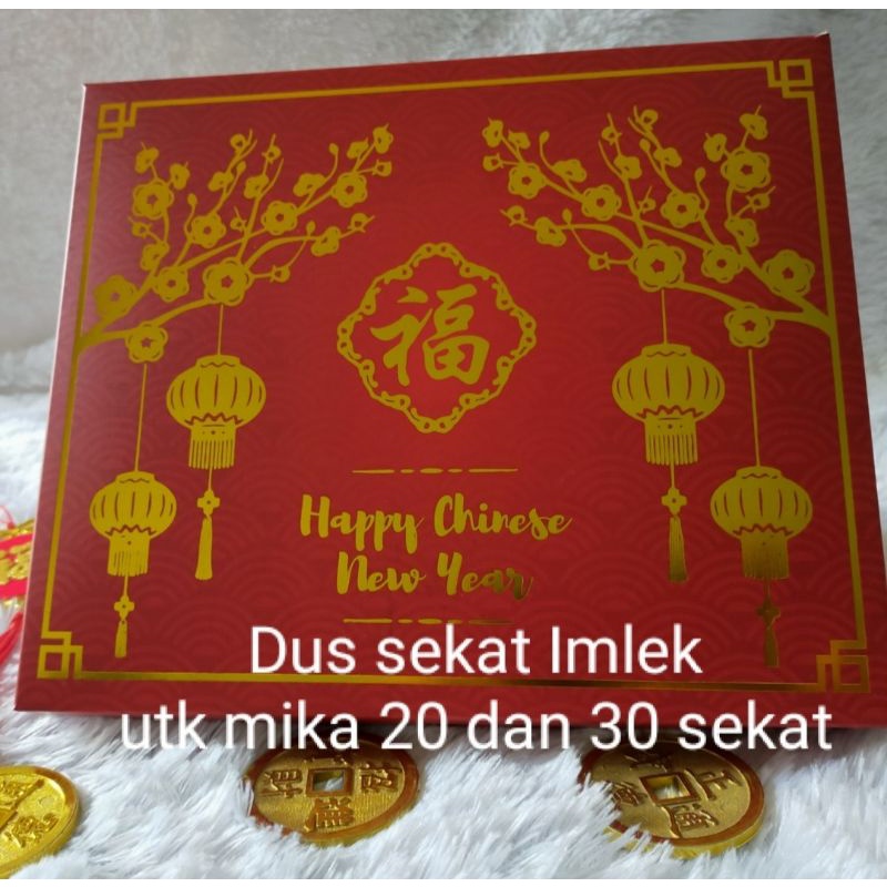 

Box kardus nastar mika sekat 30 edisi CNY sekat mika