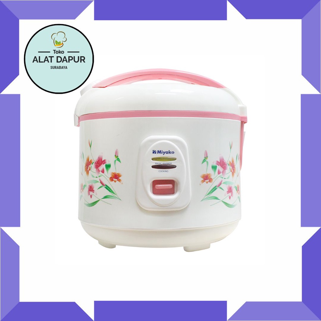 Miyako Magic Com Rice Cooker 3in 1 MCM 507 MCM507 Penanak Nasi Pengukus Menghangatkan 1,8 Liter