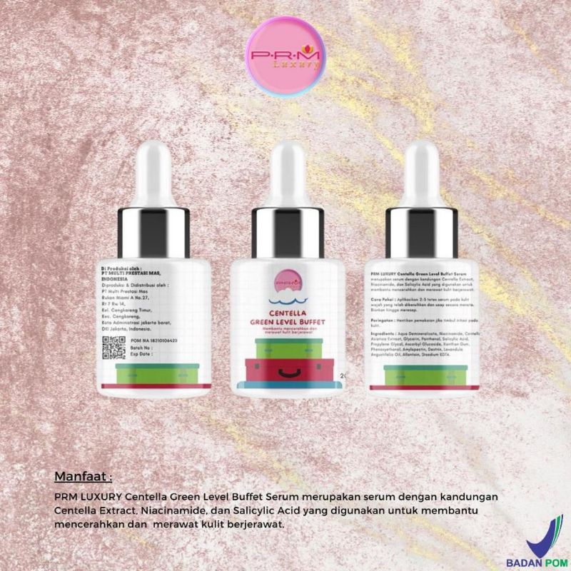 SERUM ACNE PRM LUXURY ORI BPOM SERUM JERAWAT SKINCARE LUXURY AGEN RESMI NTB