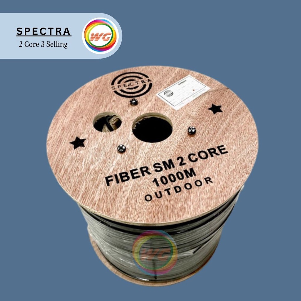 SPECTRA Kabel FO (Fiber Optic) 1000 meter 2 Core 3 Selling