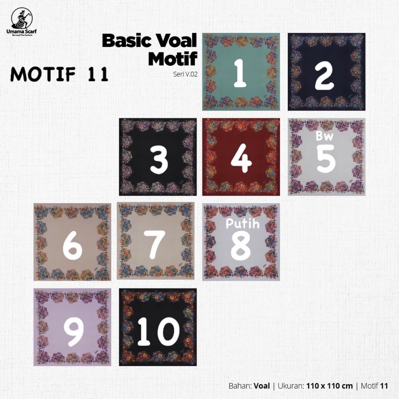 V.02 SEGIEMPAT BASIC VOAL MOTIF UMAMA