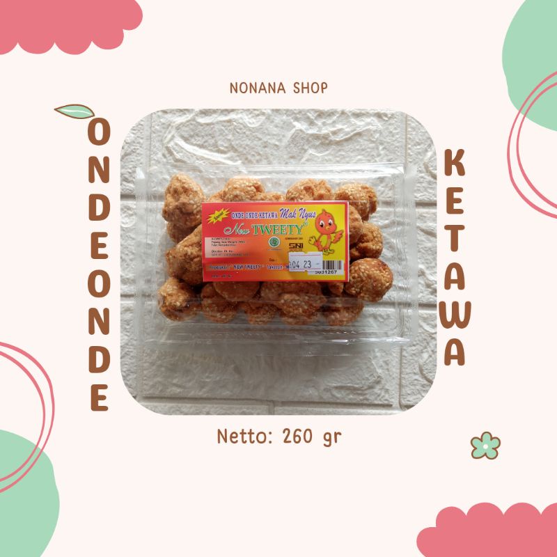 

Onde-Onde Ketawa New Tweety 260 gr