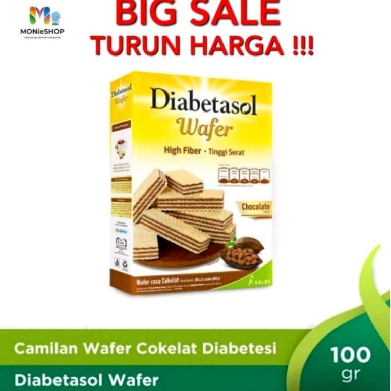 

❊Stock Banyak✺↑ WC7KG DIABETASOL WAFER CHOCOLATE 100gr HIGH FIBER DIABETES G51 ❊Paling Popular