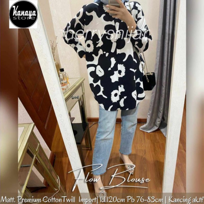 Mawar blouse.Flow b blouse by kanaya store ori