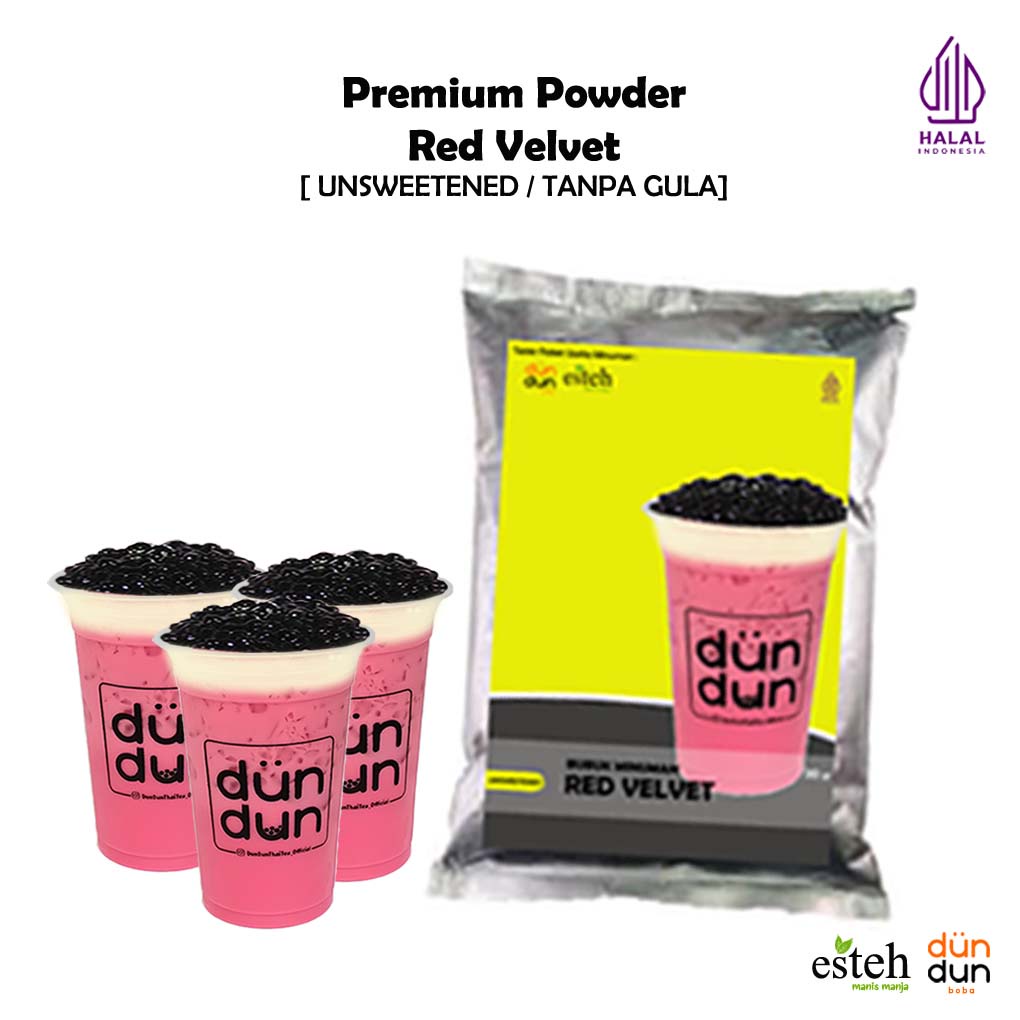 

Red Velvet Powder premium bubuk minuman untuk usaha boba esteh 1000gr