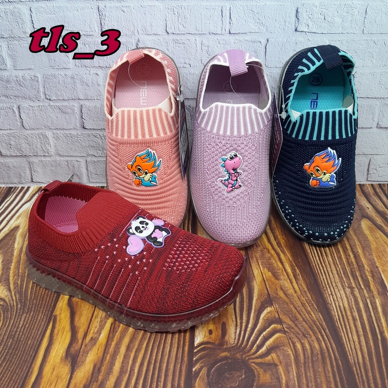 Sepatu Anak Nyala New Era Milan 22-29 Sepatu Lampu Cewek Cowok Ori