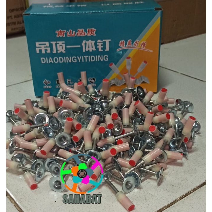 BISMILLAH Paku T-REX Paku tembak 8.5mm paku refil stampset BESAR ramset 200 pcs