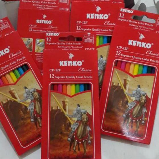 

Terlaris Pensil Warna Kenko 12 Warna Panjang !