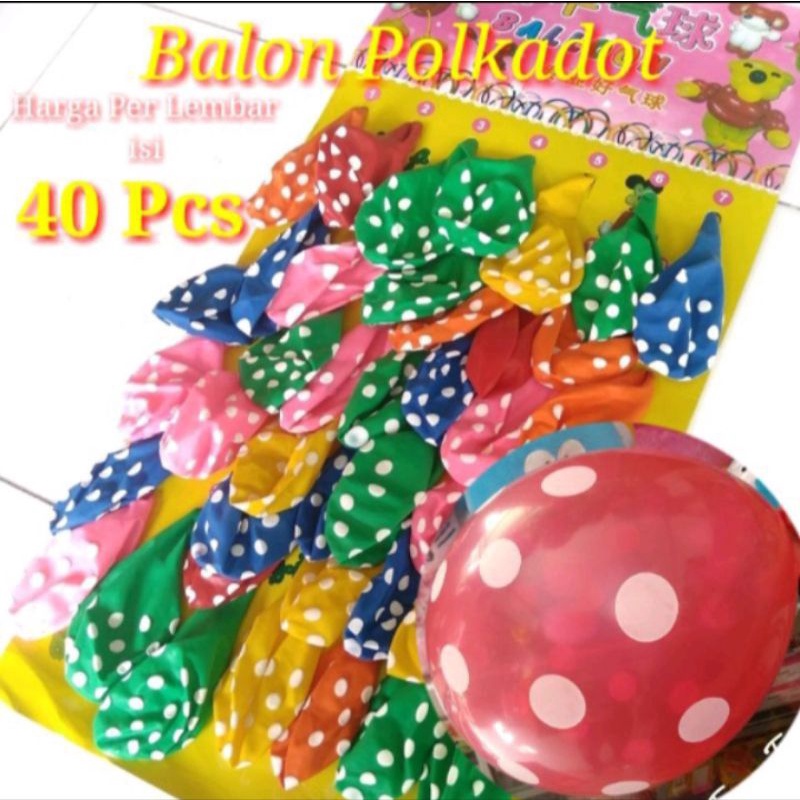 Balon 1pak isi 40psc