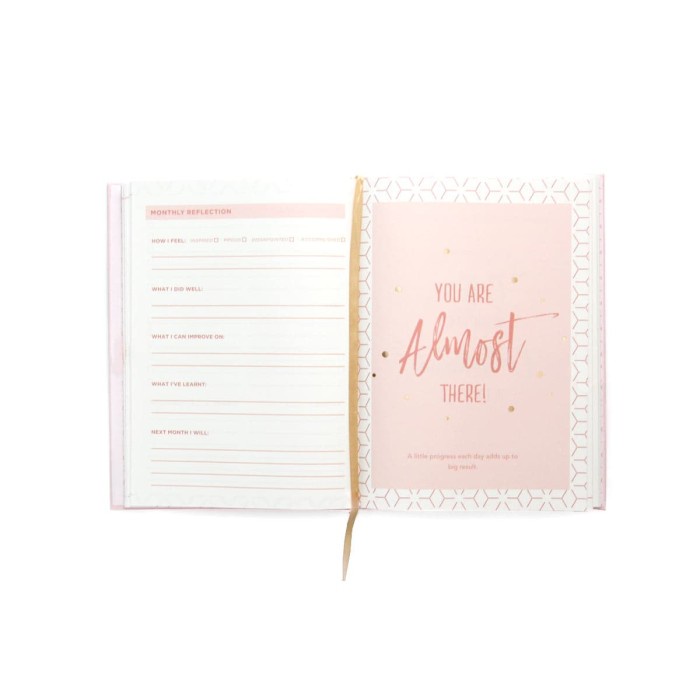 

Journal Pengembangan Diri / Self Help Harvest Set Goals - Pink